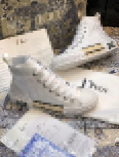 White Bior Hightops
